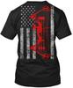 Archery Bow Hunting Flag T Shirt Made In the USA Size S To 5XL