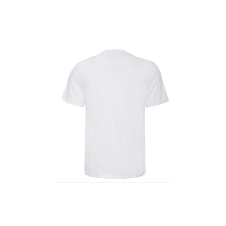Converse T Shirts Men's White Crew Neck Moderate Straight Fit 10018489-A01