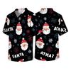 Men's Christmas Themed Caregiver Uniform for Holiday Work Wear