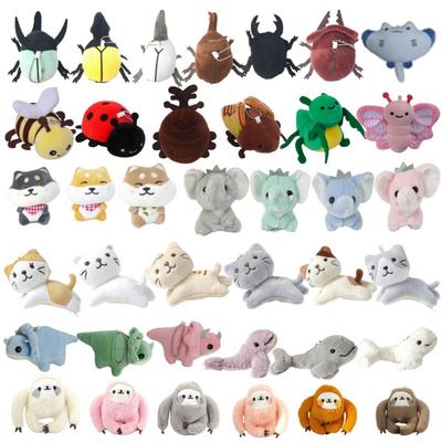 Simulação Animal Inseto Boneca Boneca Besouro Pequeno Brinquedo de Pelúcia Golfinho Bebê Elefante Pingente Boneca
