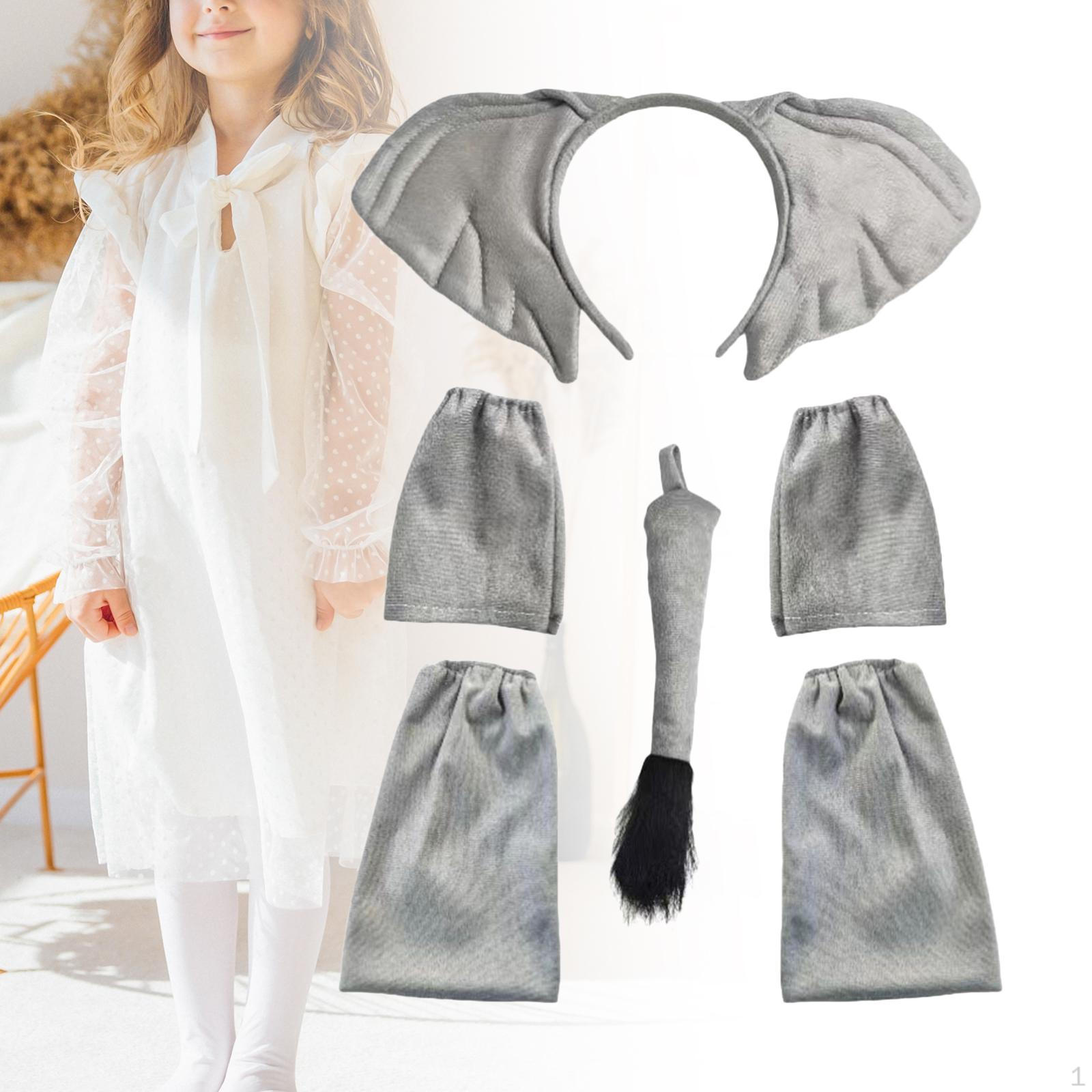 

Набор из ушей и хвостов животных, удобный косплей для детей, вечерние, сценические выступления