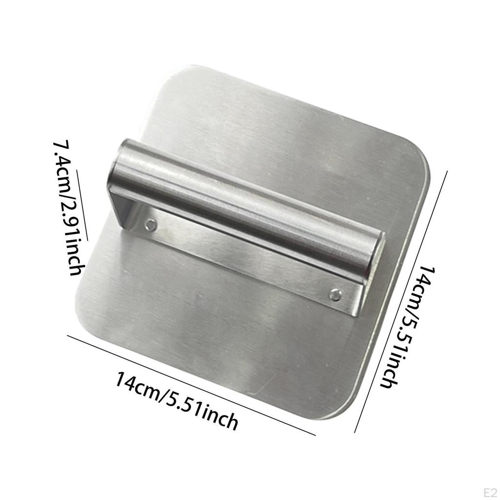 Presă pentru Burger Barbecue Gadgeturi Practic de Bucătărie Mâner Confortabil Grătar Pătrat Carne