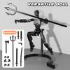 3D-Magnet-Actionfiguren-Set mit beweglichen Gelenken, 3D-gedrucktes DIY-Montage-Dummy-Spielzeug, Ganzkörper-Aktivitätsroboter, Action-Gaming-Figuren