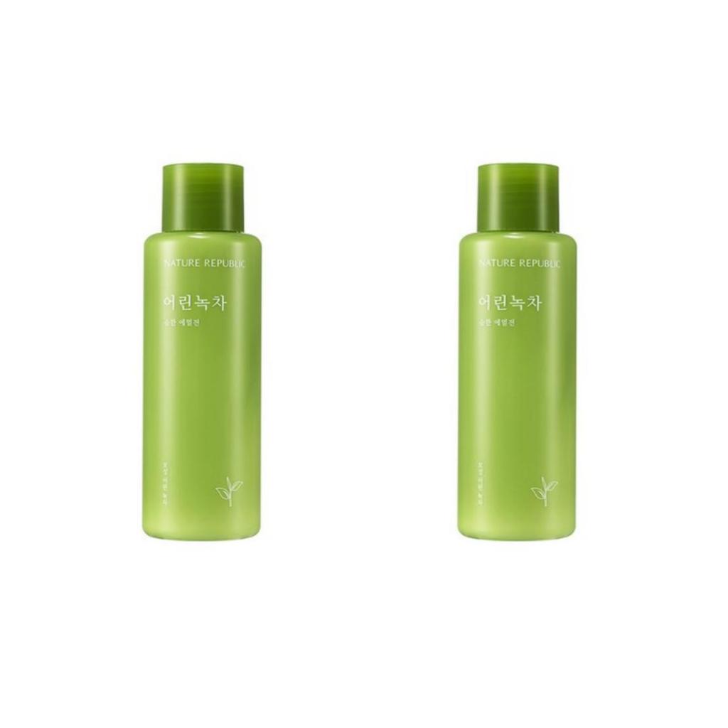 Nature Republic Mild Green Tea Emulsion – 155ml | Lightweight Moisture for Sensitive Skin
