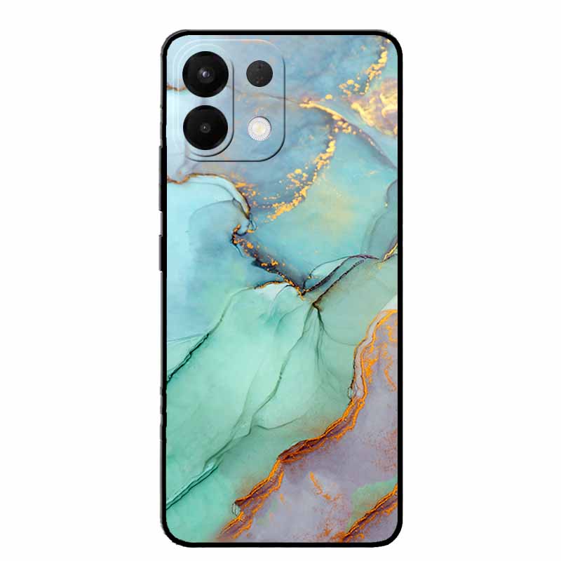 For Oppo K12s K13 5G Case Marble Painted Silicone Back Cover Cases For OPPO K13 5G Soft Black Funda Oppo K12s PLD110 Phone Cover