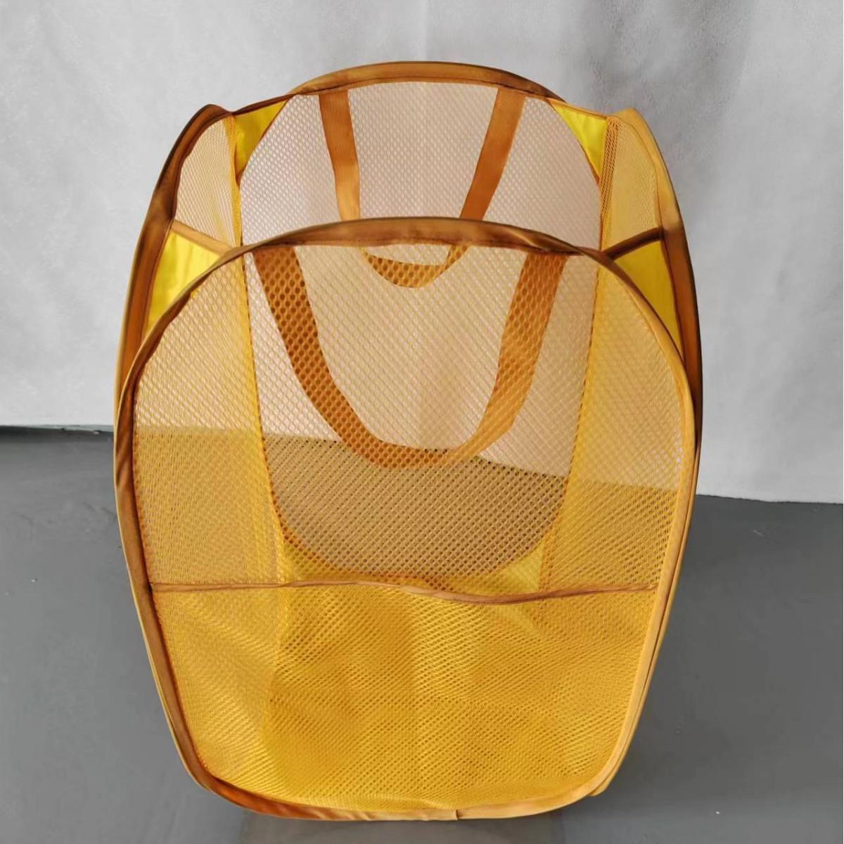 

Портативний складаний сітчастий кошик для білизни для брудного одягу null