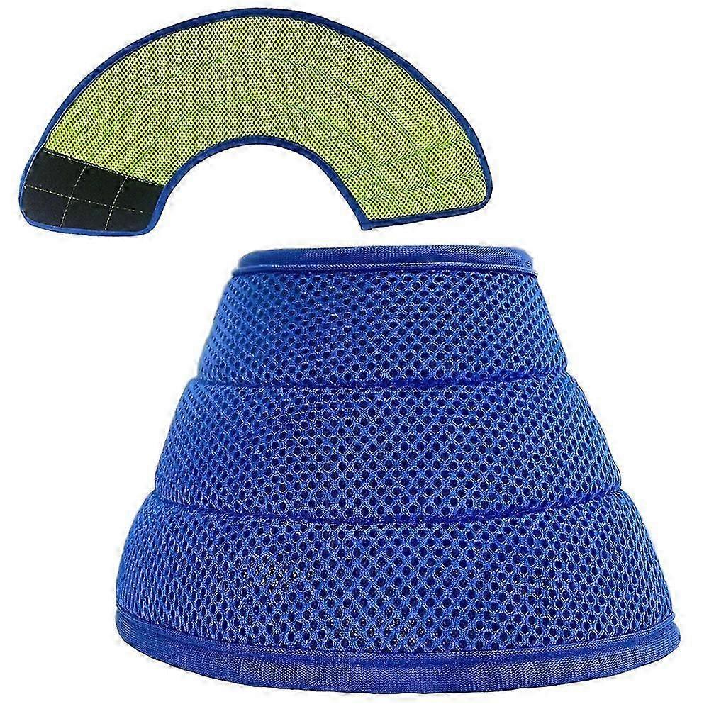 Pet Recovery Cone, Size L Soft Dog Cone for Post-Surgery Protection & Injury Prevention, Breathable Mesh