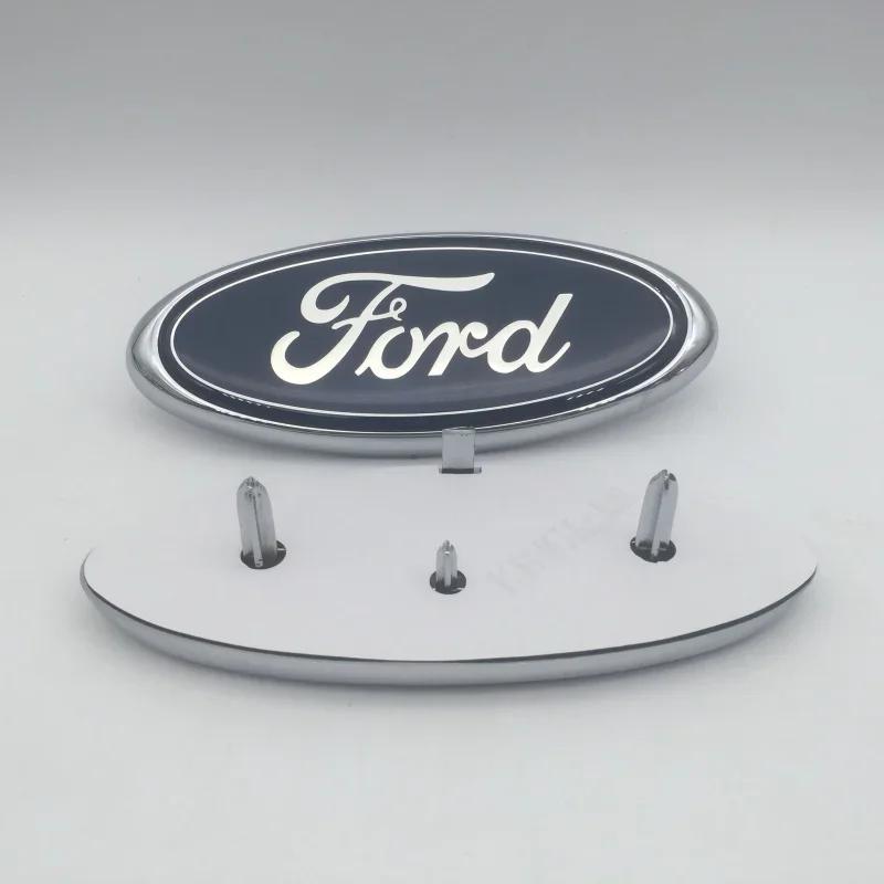 Νέο Αυτοκόλλητο Αυτοκινήτου 2026 Για Ford 1τμχ 3D για μπλε μαύρο 146mmx58mm Εμπρός Κάλυμμα Κινητήρα Εμβλημα Καπό Πίσω Πίσω Προφυλακτήρας Πορτμπαγκάζ Αυτοκόλλητο