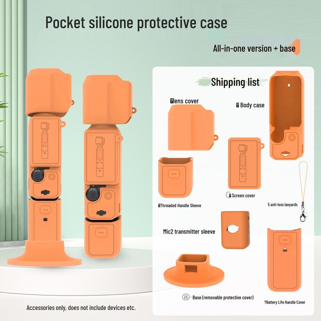 Silikonowe etui ochronne DJI Osmo Pocket 3 na gimbal i obiektyw aparatu