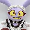 Il Fantastico Circo Digitale Peluche Jax 25cm Coniglietto Viola Carino Giocattolo di Peluche con Vestito da Cameriera Morbido Personaggio dei Cartoni Animati Peluche Regalo da Collezione per Fan Bambini