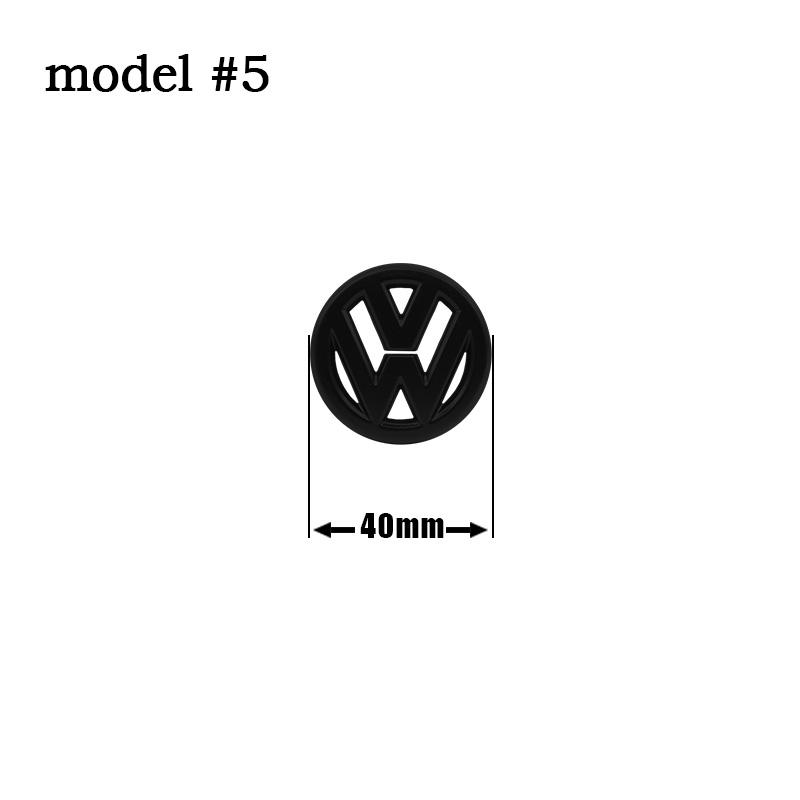 FD02-Car Styling Steering Wheel Logo Decoration Stickers For Volkswagen GTI Polo Golf Passat Scirocco Jetta Beetle Tiguan Accessories