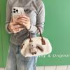 Fashiable Plush Crossbody Bag for Daily Commuting Versatile Single Shoulder Bag Korean Versi Cute Handle Bag