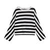 Araltay New Arrival Fashion Style Women's Clothing Fashion All-Match Casual Minimalist Batwing Sleeve Stripes Tops 1165260