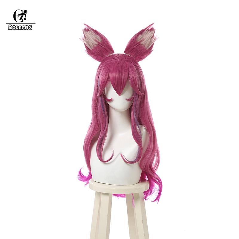 Lol Spirit Blossom Ahri Cosplay Costume Ahri Cosplay Wig Game Lol Ahri Costume Women Kimono Full Set Chinese Dress