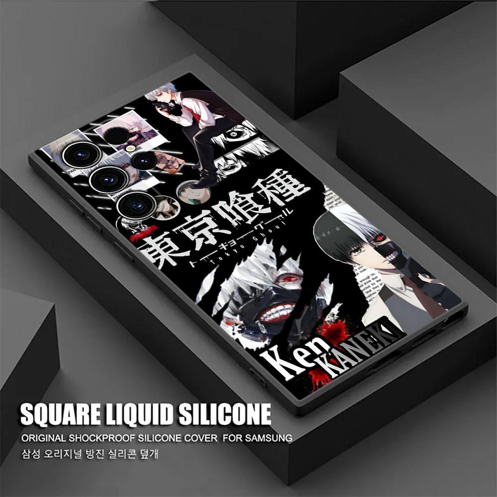 Tokyos Ghouls Anime Ken Kaneki S25 Ultra Case For Samsung Galaxy S25 S24 S23 S20 S21 FE S22 Ultra S10 Plus Case Soft Phone Cover
