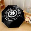 Red Hot Chili Peppers Print 8?Ribs Automatic Umbrella Wind Resistant Lightweight Folding Umbrella For Outdoor Travel