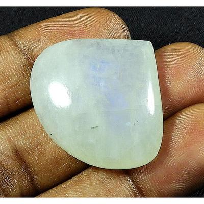 33X30X08 MM Pierre de Lune Naturelle Poire Cabochon Pierre Gemme Libre 60 Cts. SK-4621