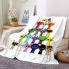 Coperta stampata a tema Sprunki - Perfetta per divano, letto, viaggi e uso all'aperto | Lavabile in lavatrice, accogliente e resistente.