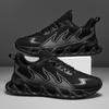 Large size outdoor sports shoes fashion men's shoes fly-woven mesh blade shoes casual trendy shoes men's air cushion dad shoes