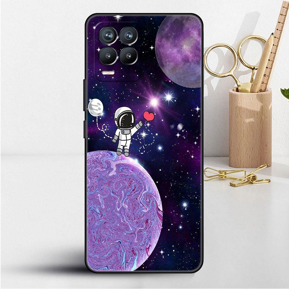 Hülle für Realme 8 C21y GT Neo 2 3 8i C21 7 C11 6 C12 C35 C3 GT 9 Pro C12 Master Funda Handyhülle Astronaut Universum