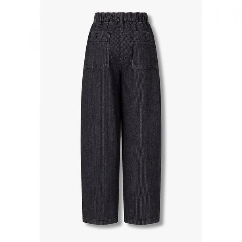 STUDIO TOMBOY Women Stripe Tuck Denim Pants 9176362973ar