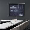 Projector Screen 171 X 128 Cm (84 Inch) 4:3 HD 4K Projection Screen Plastic, Metal Home Theater