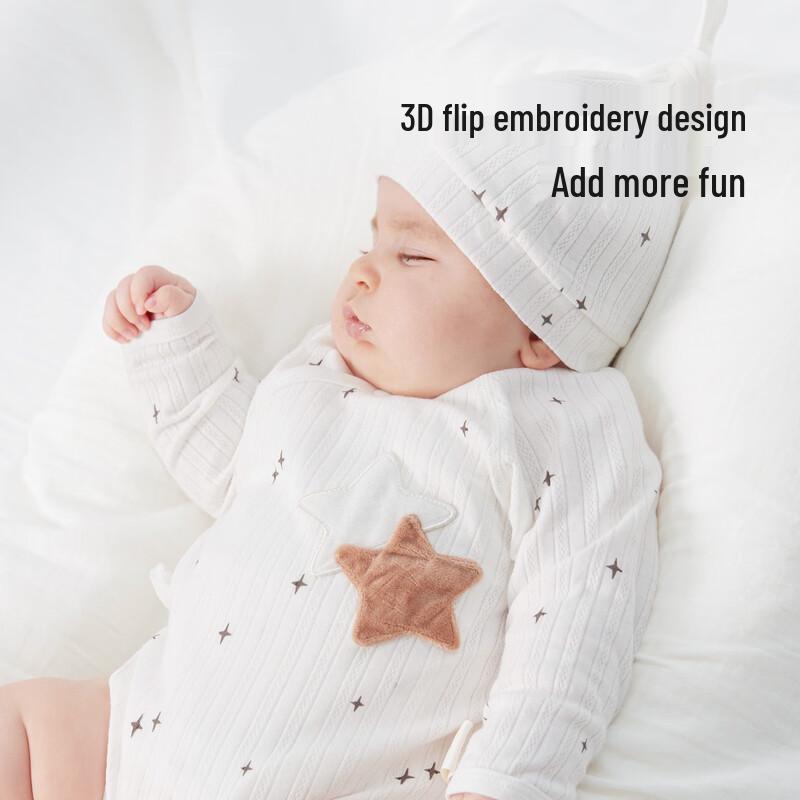 Newborn Baby Pure Cotton Long Sleeve Bodysuit 59