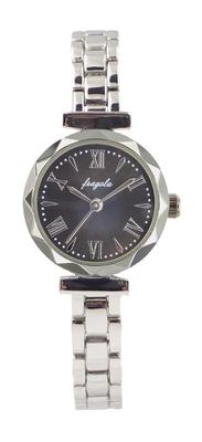 Fragola Cut Bezel Metal Watch Silver [Follow] N00824S-2 SV/BK Women's