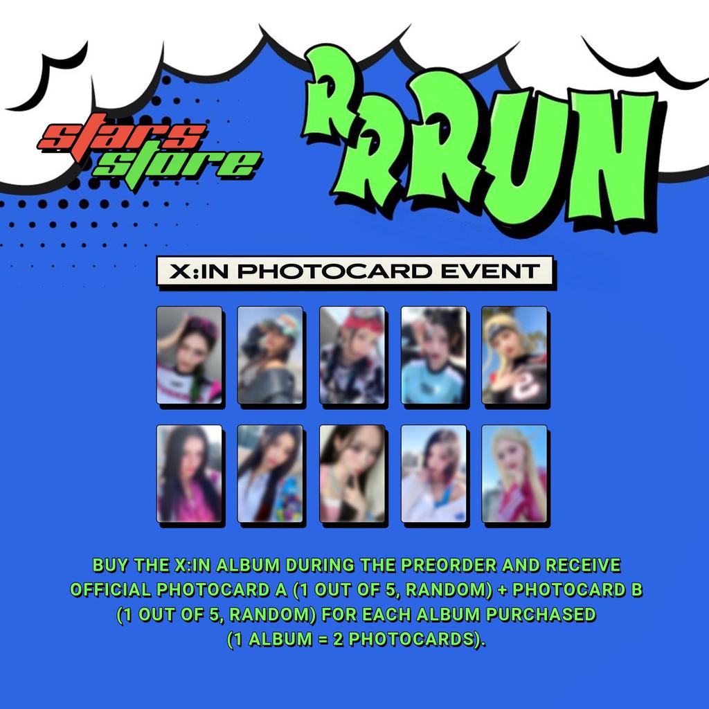 (POB) X:IN - 1. singlové album RRRUN (EXKLUZIVNÍ VÝHODY PŘEDOBJEDNÁVKY)