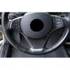 For BMW X3 E83 2006-2010 Real Carbon Fiber Steering Wheel Decor Cover Trim 1PCS