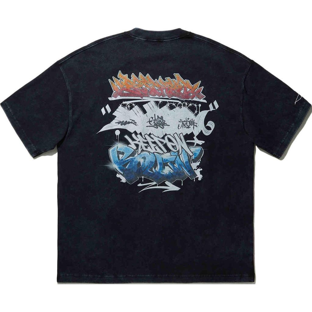 Li-Ning Breathable Letter Print Crew Neck Pullover Short Sleeve T-Shirt Men Tops Black AHSU271-2