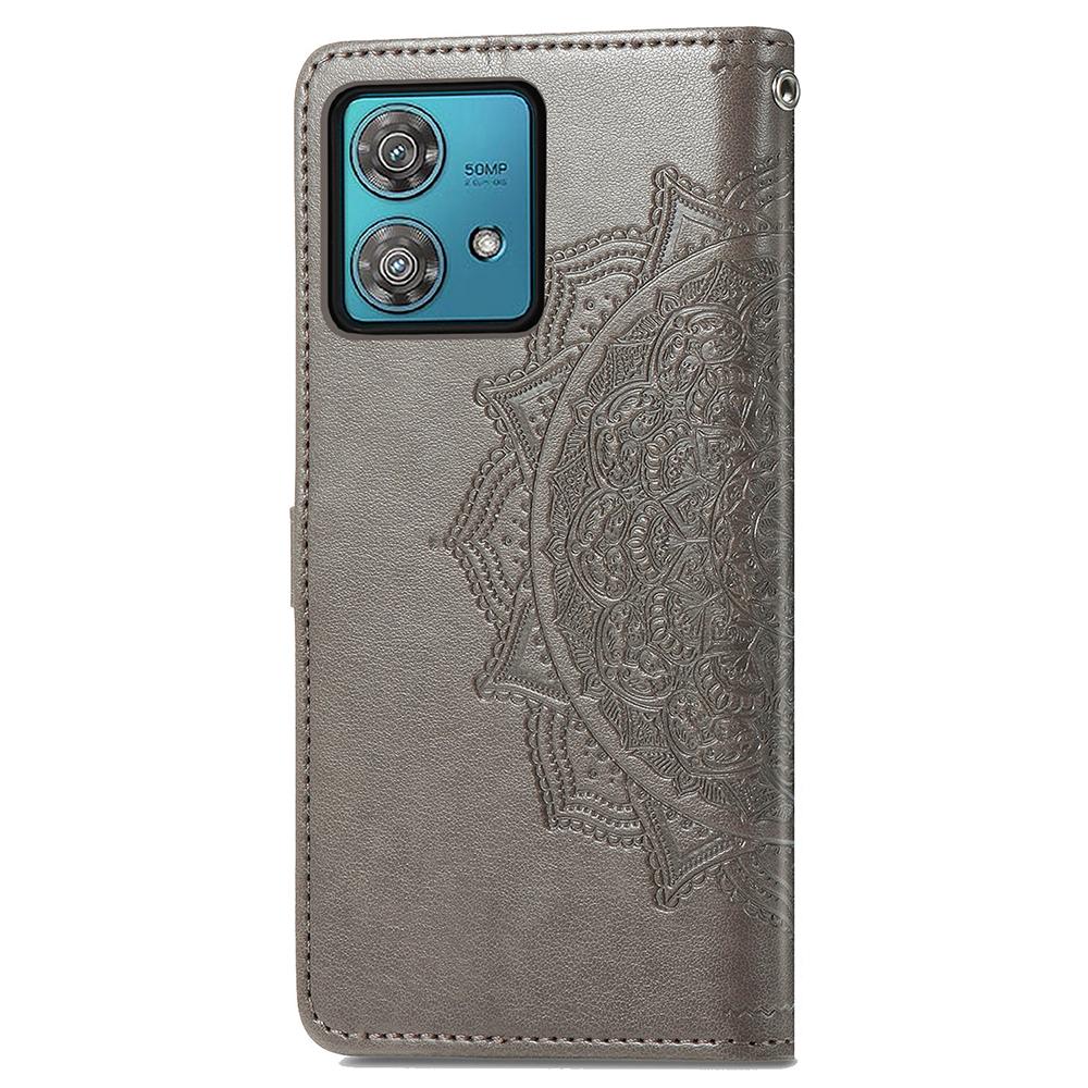 For Motorola Moto G84 5G Case Wallet Leather Phone Cover Mandala Embossment