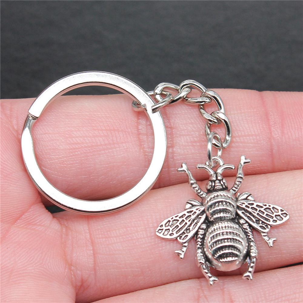 Bee Butterfly Garden Insect Keychain for Friends Hot Sale Modern Bridesmaid Gift Dainty Daily Use Accessory