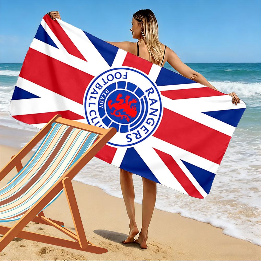 Rangers Union Jack Towel A must-have beach towel for beach travel