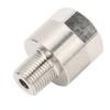 Oil Pressure Gauge Adapter 1 8in NPT Male To M10x1.0 Female for Oil Fuel Water Pressure Temperature Gauge Take Off