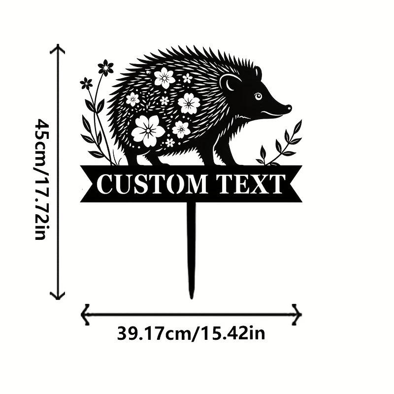 Cross Metal Ground Insert Sign for Garden Decoration