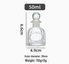 150ml Transparent Mini Glass Bottle for Liquor, Cold Brew Coffee, Fruit Wine, and Dispensing, with Sealed Two Ounce Capacity