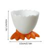 1Pcs Creative Egg Cup Holder Cute Chicken Feet Egg Cup Fun Egg Stand Tool Eggs Separator Boiled Container Kitchen Cooking Tool
