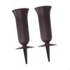 2Pcs Cemetery Grave Flower Vase Memorial Cone Outdoor Tombstone Remembrance Easy Installation