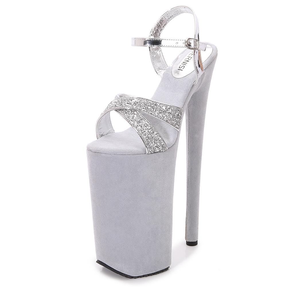 Shoes summer women's sandals 2025 new women's super high heel waterproof table pole dance performance