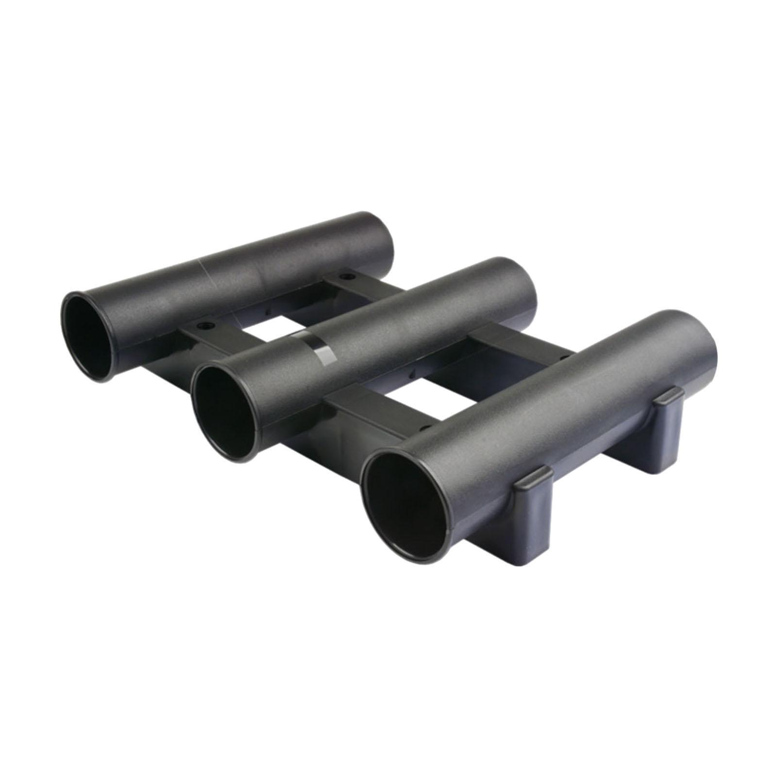 

3 Rod Vertical Fishing Rod Holder with 4 Screws Bracket Tube Angling Support for Kayak Bike Pontoon Yacht Marine Boat чорний