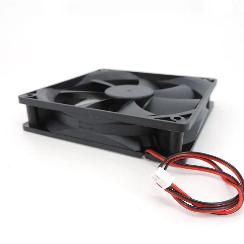 120mm 12cm 12025 DC Fan 5V 12V 24v 120mm*120mm*25mm Brushless Cooling Fan Oil-containing 2PIN PC Computer Case Cooler 12cm 0.1A