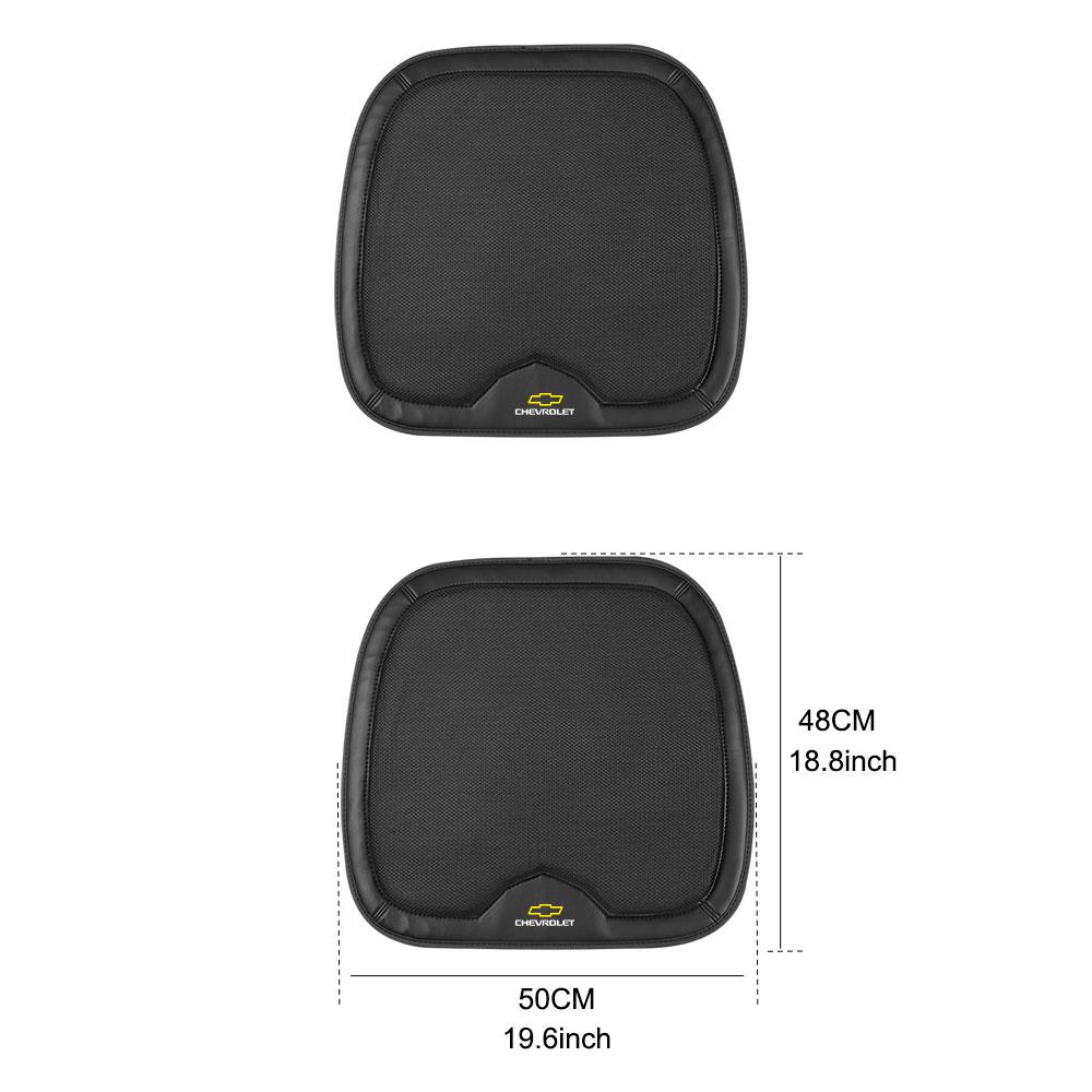 Auto Voorstoel Seizoenen Ademend Anti-slip Mat Leer Kussen Voor Chevrolet Cruze Sail Spark Captiva Malibu Equinox Trax Lova