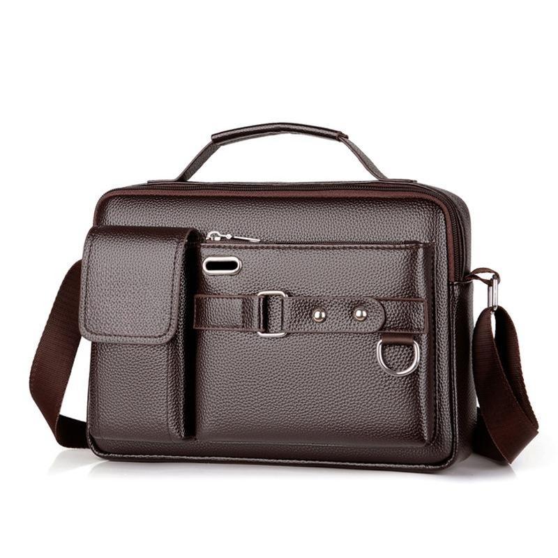 Single-shoulder Crossbody Bag Business Commuting Single-shoulder Bag Men's High-end Crossbody Bag