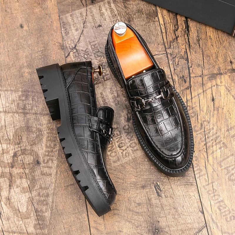 Trendy Men's Shoes Leisure Party Outdoor Street High Quality Handsome Youth Shoes Hot Selling Personalized Styles Luxury New