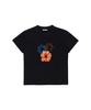 Koso (W) Flower Crop T-Shirt (Black)