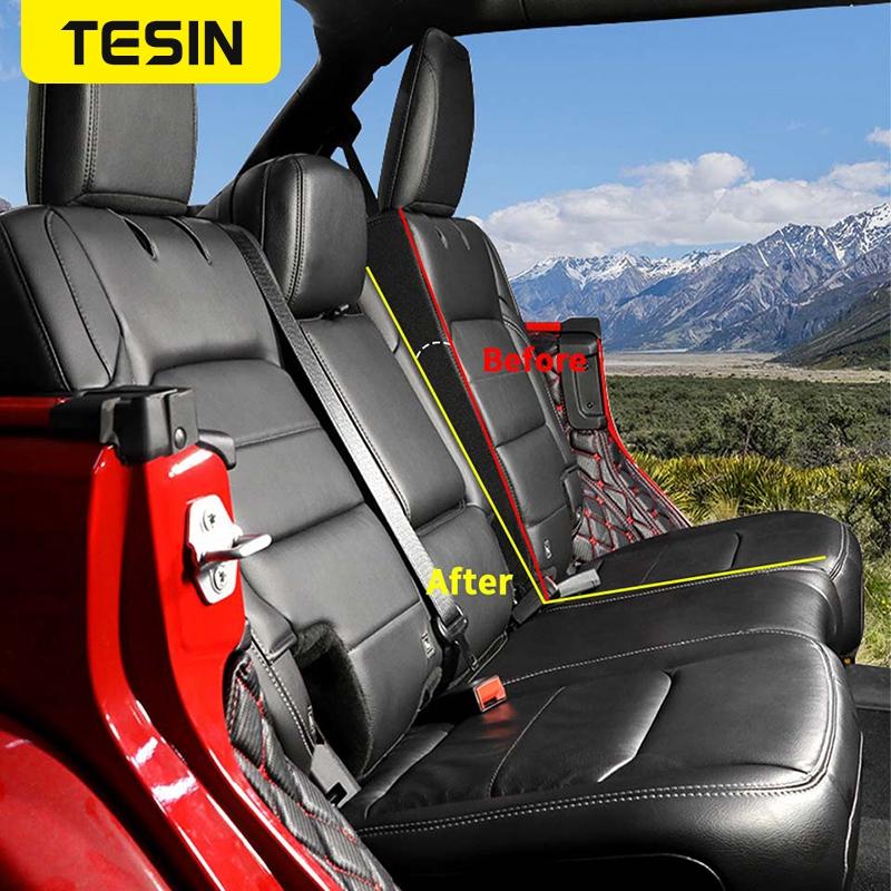 TESIN Interior Mouldings for Jeep Wrangler JL Rear Seat Recline Kit for Jeep Wrangler JL 2018    2022