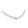 CHANEL Classic Double C Pearl and Rhinestone Necklace Women's Silver