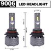 9006 LED Headlight Bulbs 8000lm Set Brightness 6000K White 90066000K