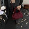 Vintage Faux Suede Women Handbag New Brand Trendy Lady Shoulder Bags Small Luxury Crossbody Bags Bolsas Casual Totes
